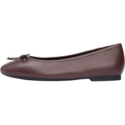 Tommy Hilfiger dam Hilfiger mjuk LTHR balett FW0FW09006 ballerinor, brun (rikare valnöt), 36, Brun rik valnöt, 36 EU Tommy Hilfiger dam Hilfiger mjuk LTHR balett FW0FW09006 ballerinor, brun (rikare valnöt), 36, Brun rik valnöt, 36 EU