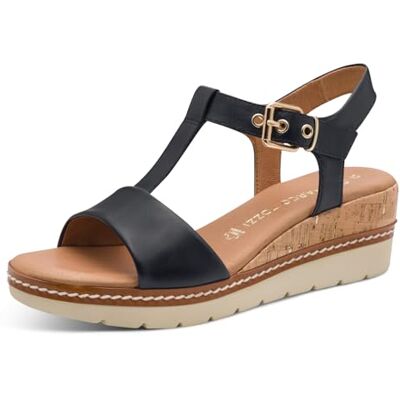 MARCO TOZZI dam 2–28701-46 sandaler, marinblå, 36 EU MARCO TOZZI dam 2–28701-46 sandaler, marinblå, 36 EU