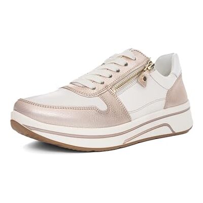ARA Sapporo sneakers för kvinnor, Sand Cream vit, 37.5 EU bred ARA Sapporo sneakers för kvinnor, Sand Cream vit, 37.5 EU bred