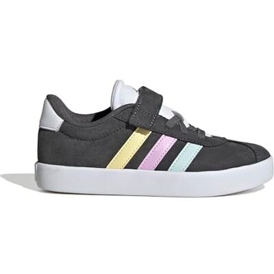 adidas Unisex – Barn VL COURT 3.0 HOOK AND LOOP SHOES KIDS, grey six/halo mint/bliss lilac, 28 EU adidas Unisex – Barn VL COURT 3.0 HOOK AND LOOP SHOES KIDS, grey six/halo mint/bliss lilac, 28 EU