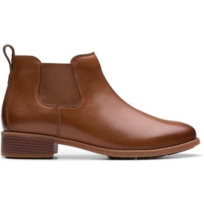 Clarks Havisham Top Womens Tan Leather, 3.5 Clarks Havisham Top Womens Tan Leather, 3.5