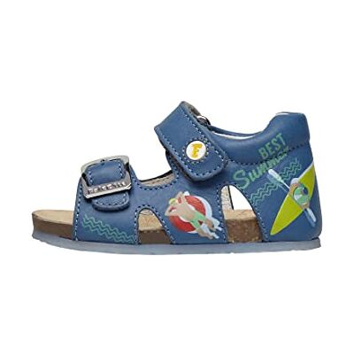 Falcotto Pojkar delad sandal, Ljusblå 18 EU Falcotto Pojkar delad sandal, Ljusblå 18 EU