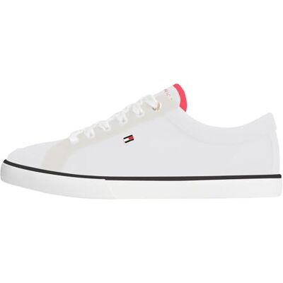 Tommy Hilfiger Kvinnor Th Low Vulc FW0FW09390 Låg topp, Blå, 2,5 Tommy Hilfiger Kvinnor Th Low Vulc FW0FW09390 Låg topp, Blå, 2,5