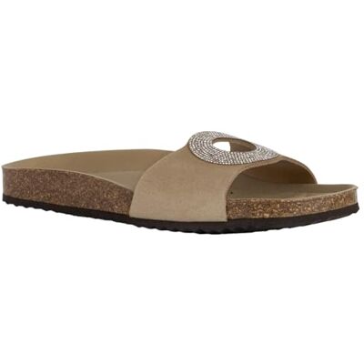 Geox Damer D BRIONIA C platt sandal, LT Sand, 37 EU, Lt Sand, 37 EU Geox Damer D BRIONIA C platt sandal, LT Sand, 37 EU, Lt Sand, 37 EU