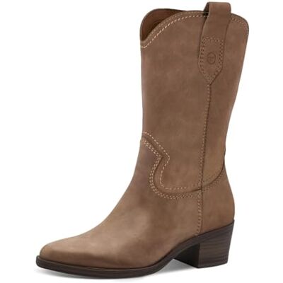Tamaris damstövel med blockklack, brun (CAMEL), 37, Kamel, 37 EU Tamaris damstövel med blockklack, brun (CAMEL), 37, Kamel, 37 EU