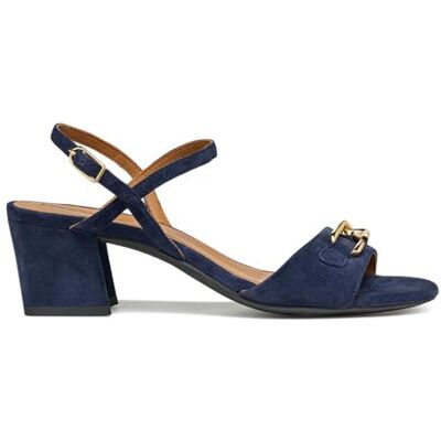 Geox Damer D New ERAKLIA 50 Heeled Sandal, marinblå, 39 EU, marinblå, 39 EU Geox Damer D New ERAKLIA 50 Heeled Sandal, marinblå, 39 EU, marinblå, 39 EU