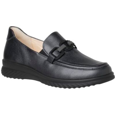 Ganter Heike-h, Loafers för kvinnor, mörkgrå, 36 EU Bred, Mörkgrå, 36 EU Larga Ganter Heike-h, Loafers för kvinnor, mörkgrå, 36 EU Bred, Mörkgrå, 36 EU Larga