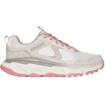 Skechers kvinnors D'lux Journey Franconia Sneaker, Naturligt läder textil rosa syntetisk, 38 EU Skechers kvinnors D'lux Journey Franconia Sneaker, Naturligt läder textil rosa syntetisk, 38 EU