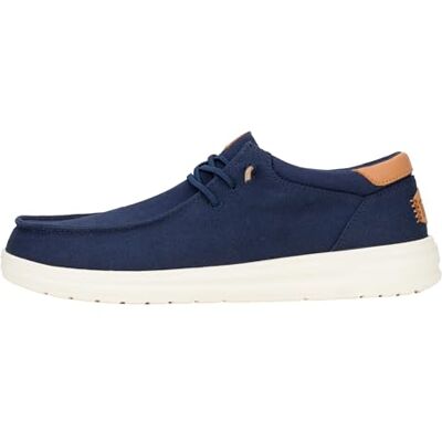 HEYDUDE Paul Canvas herrskor sneakers med bekväma sulor mockasinstil, svart, 43, Navy Blazer, 46 EU HEYDUDE Paul Canvas herrskor sneakers med bekväma sulor mockasinstil, svart, 43, Navy Blazer, 46 EU