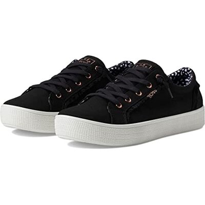 Skechers dam Bobs B Extra söt sneaker, Svart duk, 38.5 EU Skechers dam Bobs B Extra söt sneaker, Svart duk, 38.5 EU