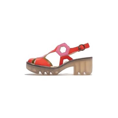 Fly London kvinnors TRUL582FLY Sandal, Scarlet/Rosa, 8 UK, Scarlet Pink, 41 EU Fly London kvinnors TRUL582FLY Sandal, Scarlet/Rosa, 8 UK, Scarlet Pink, 41 EU