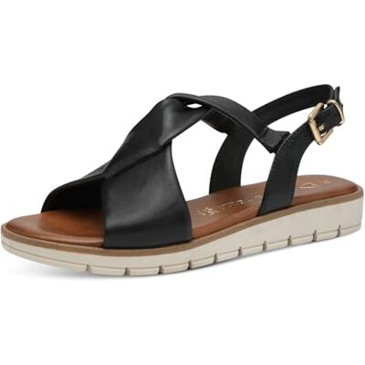 MARCO TOZZI Damer 2-28603-44 sandal, svart, 38 EU MARCO TOZZI Damer 2-28603-44 sandal, svart, 38 EU