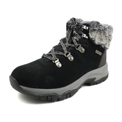 Skechers Trego Falls Finest dam Känga, Svart mocka nylon, 40 EU Skechers Trego Falls Finest dam Känga, Svart mocka nylon, 40 EU
