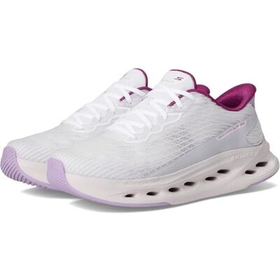 Skechers dam MAX Dämpande Glide-Step safir sneakers, vit, 4 UK, Vitt, 37 EU Skechers dam MAX Dämpande Glide-Step safir sneakers, vit, 4 UK, Vitt, 37 EU