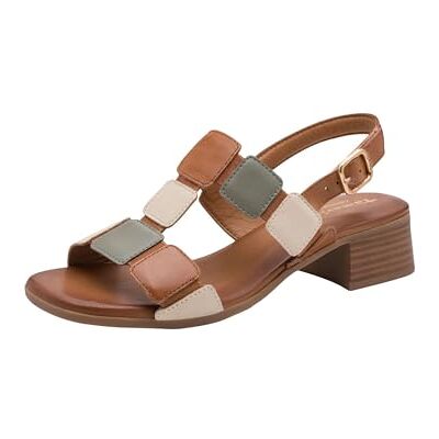 Tamaris Comfort damsandaler med klack, SAGE Comb, 36 EU Tamaris Comfort damsandaler med klack, SAGE Comb, 36 EU