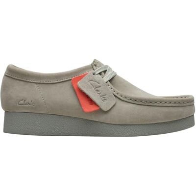 Clarks WallabeeEVOSh Womens Light Green Sde, 3.5 Clarks WallabeeEVOSh Womens Light Green Sde, 3.5