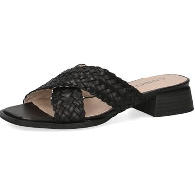 CAPRICE Damer 9-27207-42 platta sandaler, svart Nappa, 39 EU, Svart nappa, 39 EU CAPRICE Damer 9-27207-42 platta sandaler, svart Nappa, 39 EU, Svart nappa, 39 EU