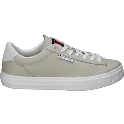 Tommy Jeans TJW Cupsole Sneaker ESS, blekt sten, 6,5 UK, Blekt sten, 40 EU Tommy Jeans TJW Cupsole Sneaker ESS, blekt sten, 6,5 UK, Blekt sten, 40 EU