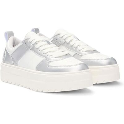 HUGO Lyssa_Tenn_Lmnpu, Damsneakers, Open White, 38 EU, Öppen vit, 38 EU HUGO Lyssa_Tenn_Lmnpu, Damsneakers, Open White, 38 EU, Öppen vit, 38 EU