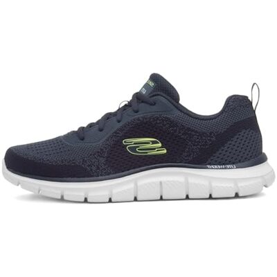 Skechers Herr Track GLENDOR sneakers, Marinblå, 10.5 UK, Marinblått Xsp, 45.5 EU Skechers Herr Track GLENDOR sneakers, Marinblå, 10.5 UK, Marinblått Xsp, 45.5 EU