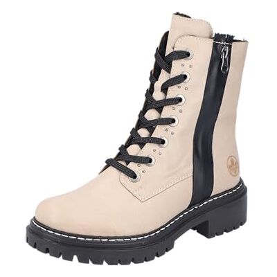 Rieker Dam 72634 snörstövlar, Beige, 41 EU Rieker Dam 72634 snörstövlar, Beige, 41 EU