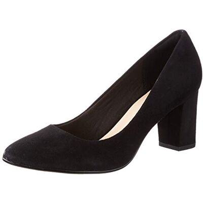 Clarks Damer Aubrie Sun pump, svart, 37 EU Clarks Damer Aubrie Sun pump, svart, 37 EU