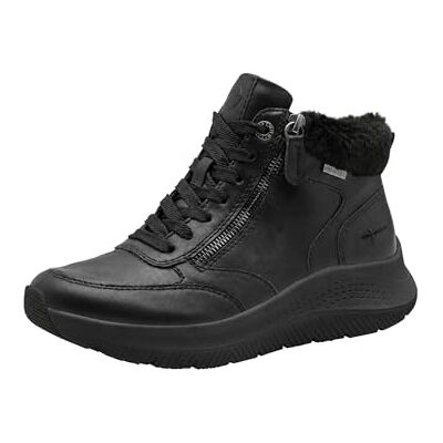 Tamaris Comfort dam lace boot Flat Duo-tex modestövlar, svart, 38 EU, svart, 38 EU Tamaris Comfort dam lace boot Flat Duo-tex modestövlar, svart, 38 EU, svart, 38 EU