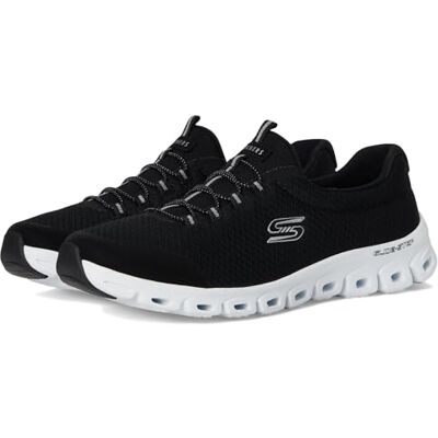 Skechers Sport Women's Glide-Step-Resilience Sneaker, Black-White, 9.5 Skechers Sport Women's Glide-Step-Resilience Sneaker, Black-White, 9.5