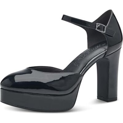 Tamaris Damer 1-1-24417-41 Pumps, Black Patent, 39 EU, Svart patent, 39 EU Tamaris Damer 1-1-24417-41 Pumps, Black Patent, 39 EU, Svart patent, 39 EU