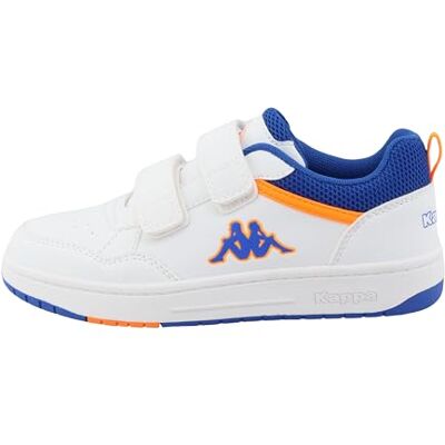 Kappa Supremo – flicka 95k0513002 sneakers, Vit kunglig orange, 28 EU Kappa Supremo – flicka 95k0513002 sneakers, Vit kunglig orange, 28 EU