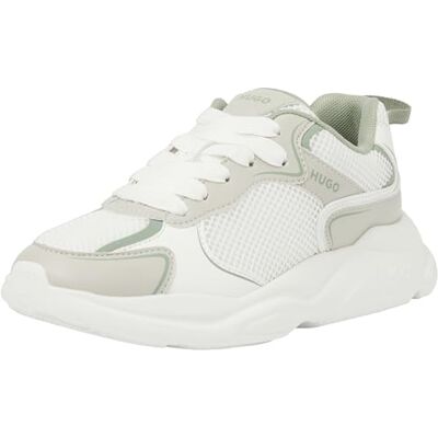 HUGO Leon_Runn_mepu sneakers för kvinnor, öppen vit, 3 UK, Öppen vit, 36 EU HUGO Leon_Runn_mepu sneakers för kvinnor, öppen vit, 3 UK, Öppen vit, 36 EU