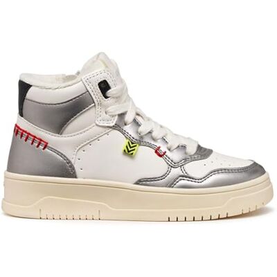 Geox J LESTRELLA Girl sneakers, DK Silver/Vit, 36 EU, Dk silvervit, 36 EU Geox J LESTRELLA Girl sneakers, DK Silver/Vit, 36 EU, Dk silvervit, 36 EU