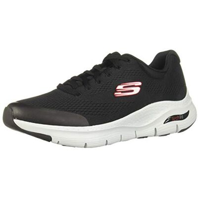 Skechers Herr 232040 Sneakers, Svart, Röd, 42.5 EU Skechers Herr 232040 Sneakers, Svart, Röd, 42.5 EU