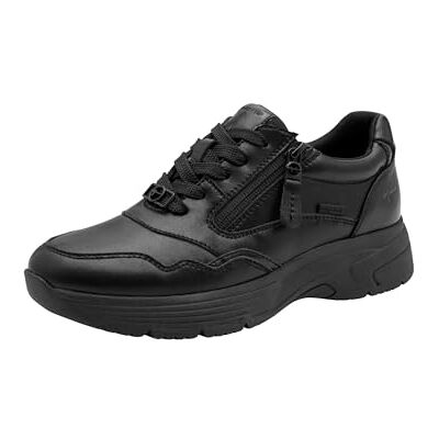 Tamaris Comfort dam Low Duo-tex sneakers, Black NAP Uni, 36 EU, Svart Nap Uni, 36 EU Tamaris Comfort dam Low Duo-tex sneakers, Black NAP Uni, 36 EU, Svart Nap Uni, 36 EU