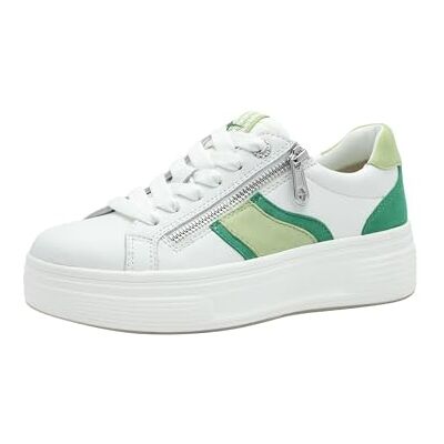 Tamaris Comfort bekväma sneakers för kvinnor, grön kombi, 36 EU, Grön kombi, 36 EU Tamaris Comfort bekväma sneakers för kvinnor, grön kombi, 36 EU, Grön kombi, 36 EU