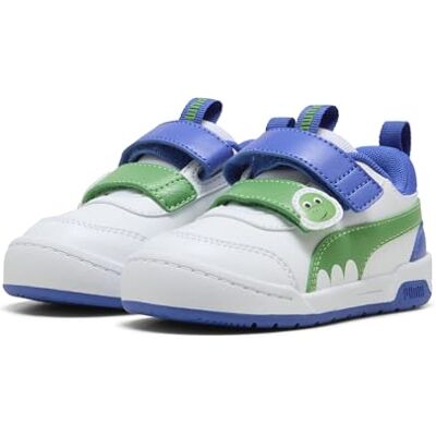 PUMA Unisex Baby MULTIFLEX 2 Dino V INF sneakers, vit-grön frukt-kunglig safir, 9 UK barn, vit grön frukt kunglig safir, 9 UK PUMA Unisex Baby MULTIFLEX 2 Dino V INF sneakers, vit-grön frukt-kunglig safir, 9 UK barn, vit grön frukt kunglig safir, 9 UK