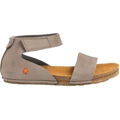 ART 0382 Kreta, platta sandaler för kvinnor, aska, 39 EU ART 0382 Kreta, platta sandaler för kvinnor, aska, 39 EU