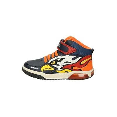 Geox Pojkar J Inek Boy sneakers, Marinblå orange, 29 EU Geox Pojkar J Inek Boy sneakers, Marinblå orange, 29 EU