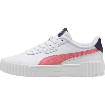 PUMA Carina 3.0 JR sneakers, vit-vild rosa, 4 UK, vit vild rosa, 4 UK PUMA Carina 3.0 JR sneakers, vit-vild rosa, 4 UK, vit vild rosa, 4 UK