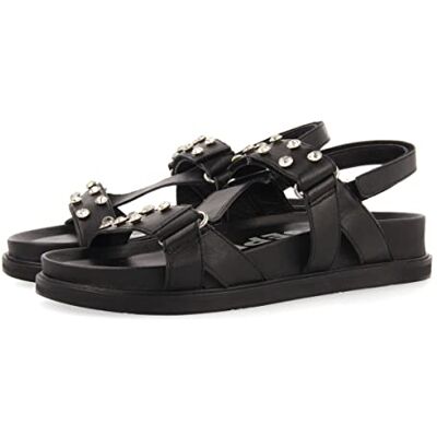 GIOSEPPO Gaeland Sandal för kvinnor, Svart, 2 UK GIOSEPPO Gaeland Sandal för kvinnor, Svart, 2 UK