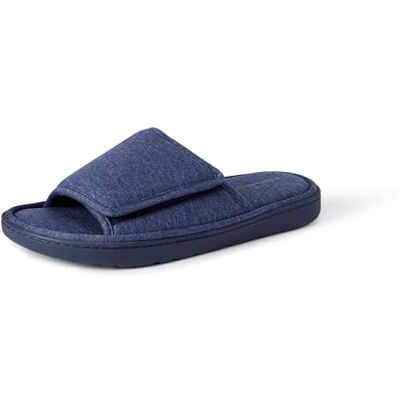 Amazon Essentials mäns Aemn84827öppen tå tofflor, Marinblått Xsp, 12 US Amazon Essentials mäns Aemn84827öppen tå tofflor, Marinblått Xsp, 12 US