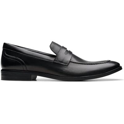 Clarks Brandon Step Mens Black Leather, 10 Clarks Brandon Step Mens Black Leather, 10