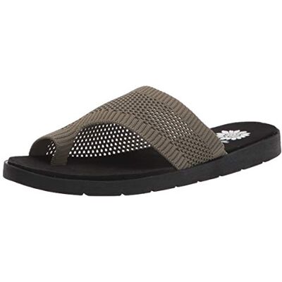 Yellow Box Feeza platt sandal för kvinnor, Salvia 37 EU Yellow Box Feeza platt sandal för kvinnor, Salvia 37 EU
