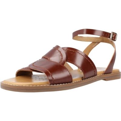 Geox Dam D Nailen platt sandal, brun, 38,5 EU, BRUN, 38.5 EU Geox Dam D Nailen platt sandal, brun, 38,5 EU, BRUN, 38.5 EU
