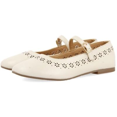 GIOSEPPO KITTERY, Mary Jane platta skor, vit, 34 EU, Vit, 34 EU GIOSEPPO KITTERY, Mary Jane platta skor, vit, 34 EU, Vit, 34 EU