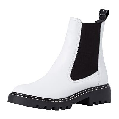 Tamaris Dam 1-1-25455-27 Chelsea Boot, Vitt, 38 EU Tamaris Dam 1-1-25455-27 Chelsea Boot, Vitt, 38 EU