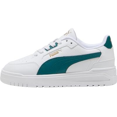 PUMA Shuffle Downtown LO JR sneakers, Vit-smaragd is guld, 4 UK, vit smaragd Ice guld, 4 UK PUMA Shuffle Downtown LO JR sneakers, Vit-smaragd is guld, 4 UK, vit smaragd Ice guld, 4 UK