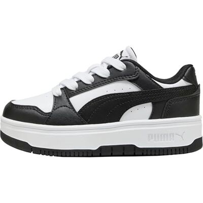 PUMA Rebound Femme PS, Sneaker, White Black, 23 EU, Vit svart, 23 EU PUMA Rebound Femme PS, Sneaker, White Black, 23 EU, Vit svart, 23 EU