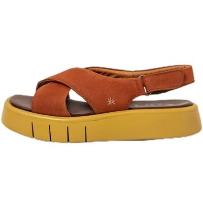 ART 1855 Malaga, platta damsandaler, Mörk orange, 39 EU ART 1855 Malaga, platta damsandaler, Mörk orange, 39 EU