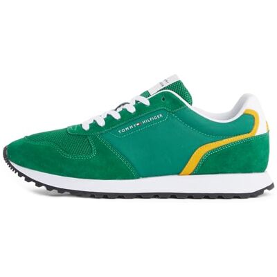 Tommy Hilfiger Ny EVA RUNNER SUMMER NYLON POP låg topp, GRÖN (Nouveau Green), 6,5 UK, Grön Nouveau Grön, 40 EU Tommy Hilfiger Ny EVA RUNNER SUMMER NYLON POP låg topp, GRÖN (Nouveau Green), 6,5 UK, Grön Nouveau Grön, 40 EU